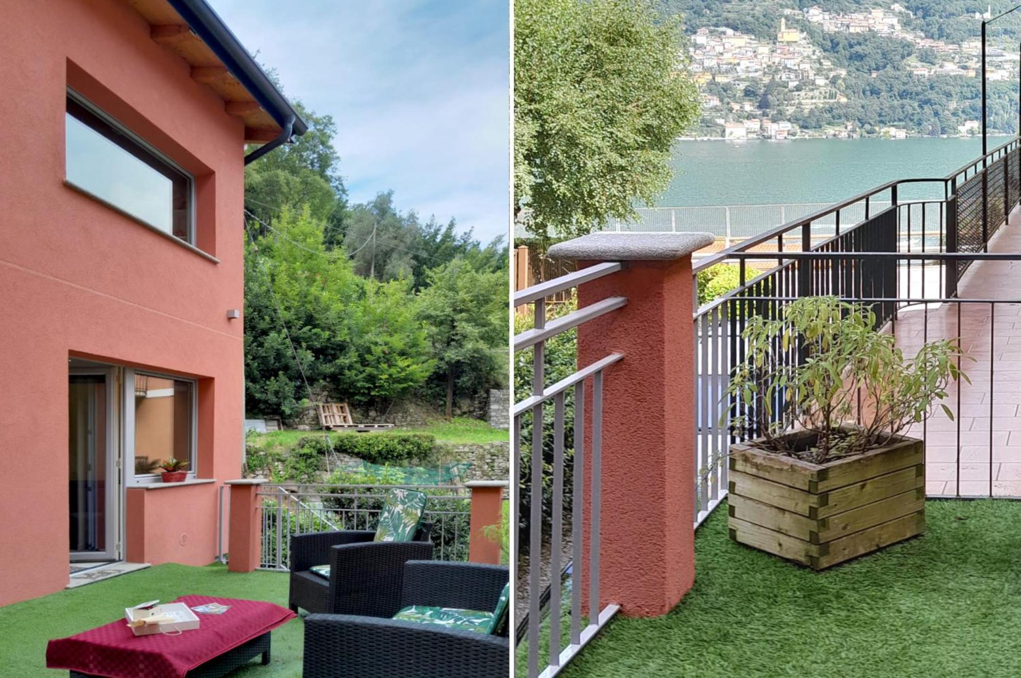 La Casina Apartamento Laglio Exterior foto